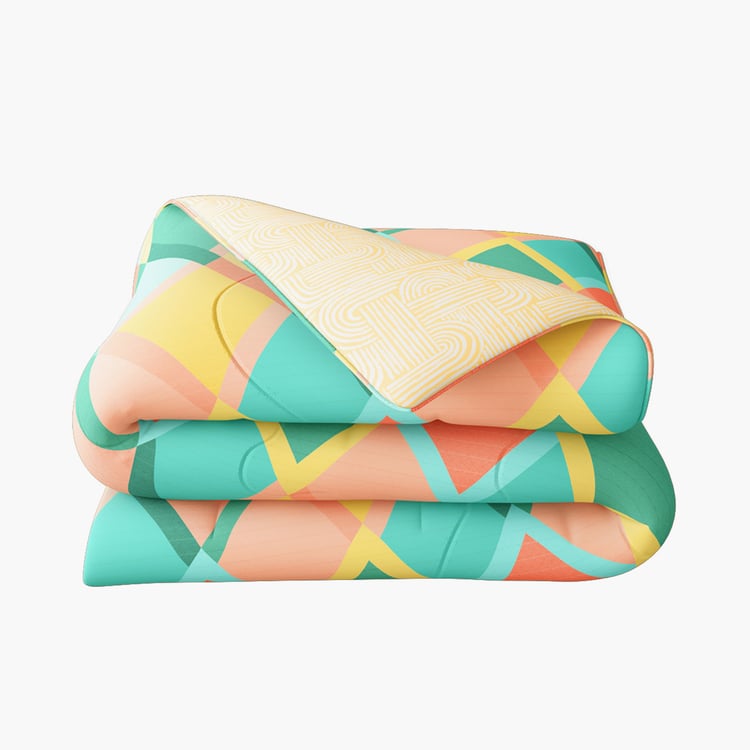 PORTICO Cadence Cotton Geometric Print Double Comforter