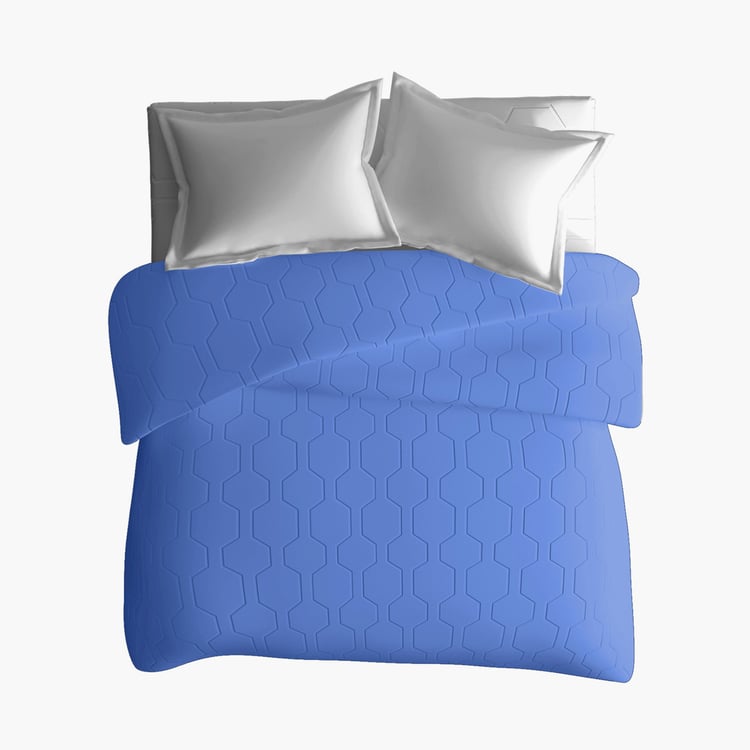 PORTICO Shades Cotton 3Pcs Double Bed Cover Set