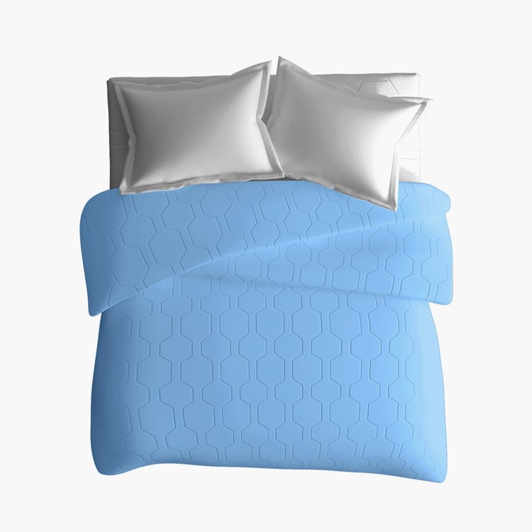 PORTICO Shades Cotton 3Pcs Double Bed Cover Set