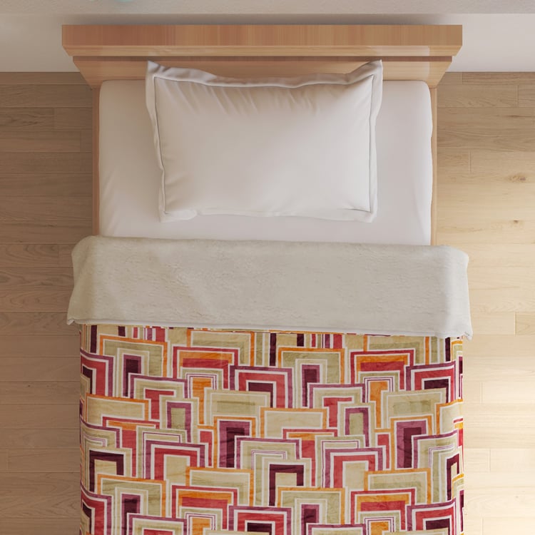 Cozy Classics Seher Printed Sherpa Single Blanket