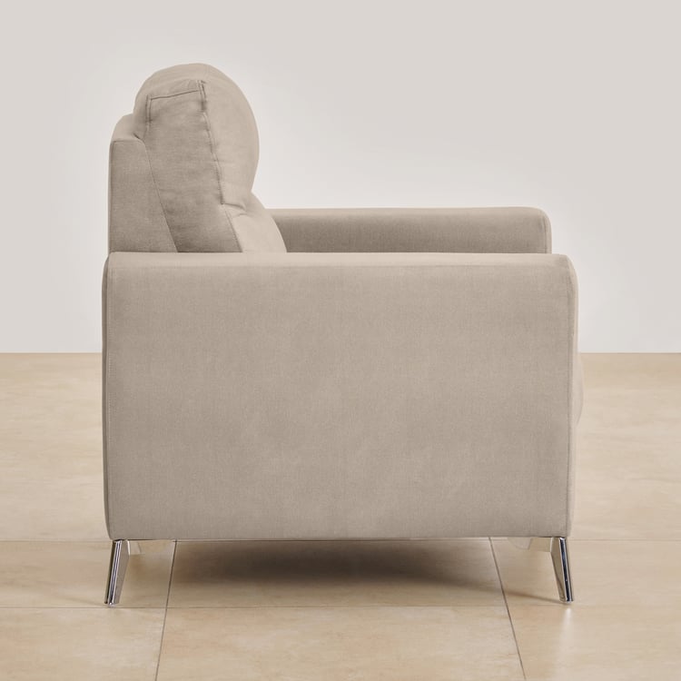 Helios Vive Fabric 3+1+1 Seater Sofa Set - Beige