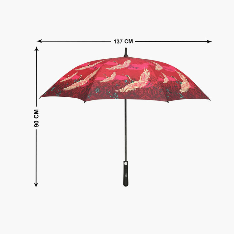 INDIAN CIRCUS Legend of The Cranes Printed Umbrella