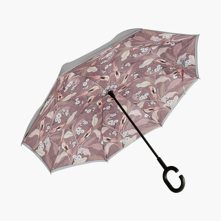 INDIA CIRCUS Bird Land Paradise Printed Reversible Umbrella