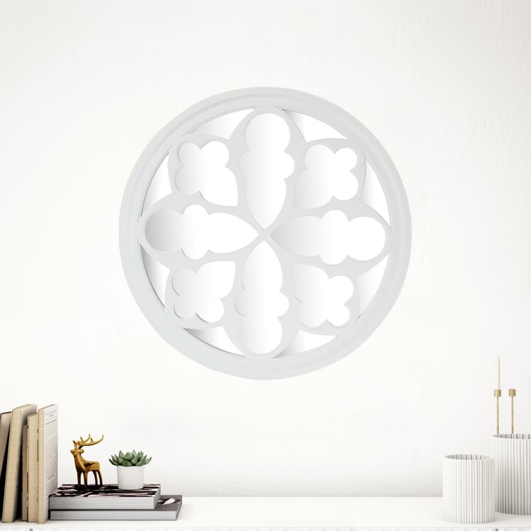 Reflection Classic Polypropylene Round Decorative Wall Mirror - 50.5cm