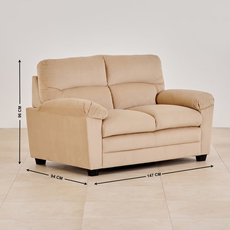Mojo Velvet 3+2 Seater Sofa Set - Beige
