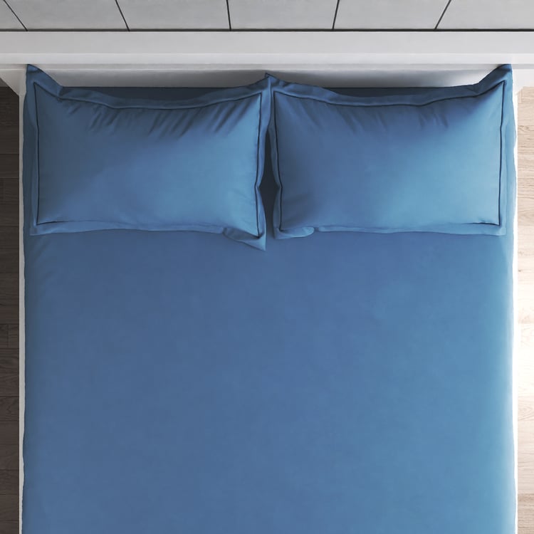 Feslix Kielo Cotton 150TC 3Pcs King Fitted Bedsheet Set