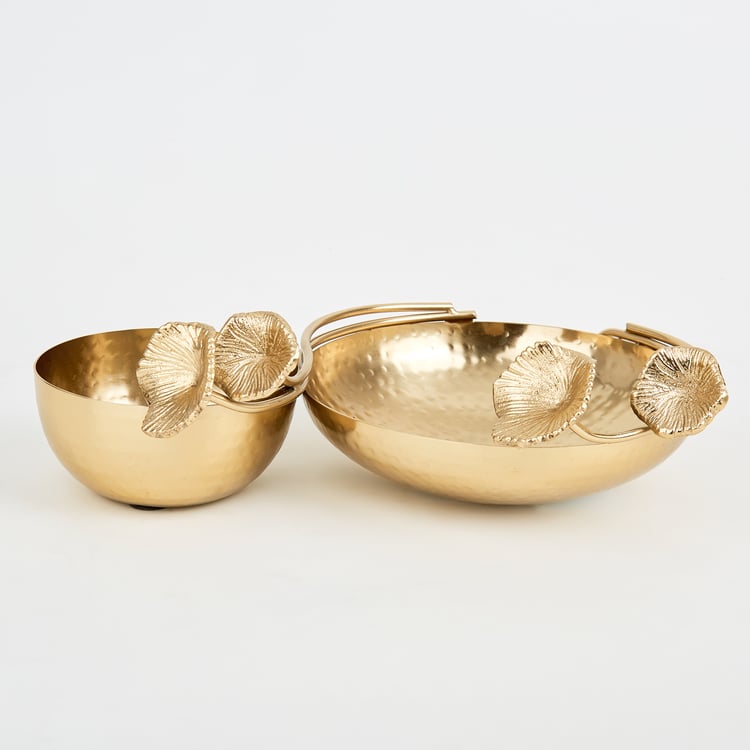 Splendid Brass Hammered Decorative Bowl