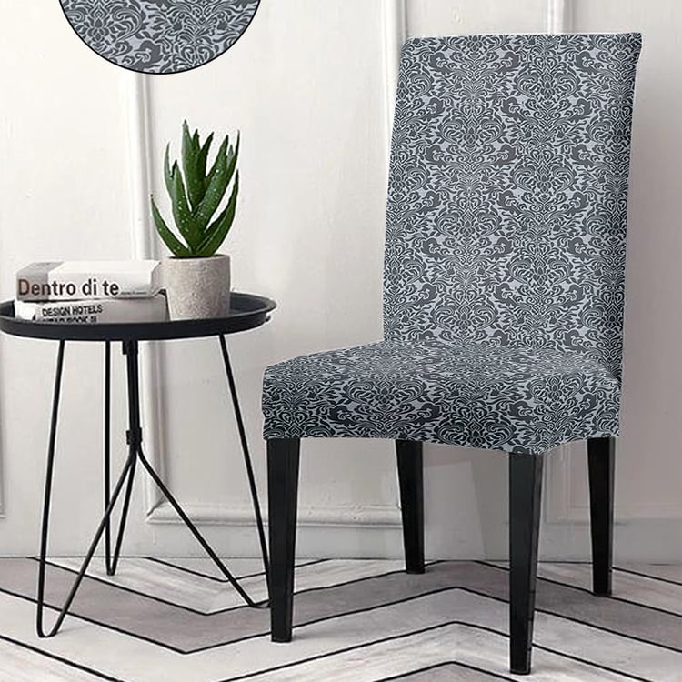 Helios Morgan Damask Print Dining Chair Cover