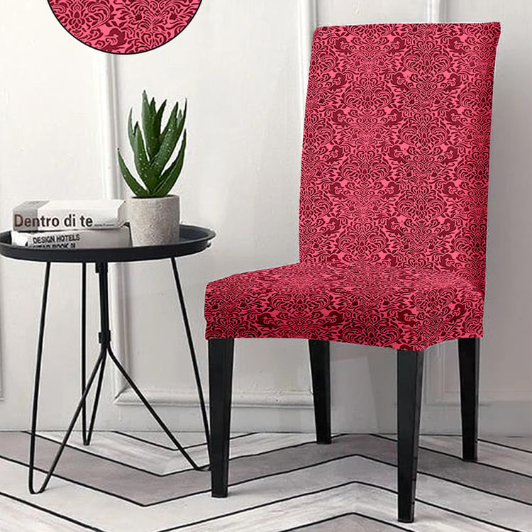 Helios Morgan Damask Print Dining Chair Cover