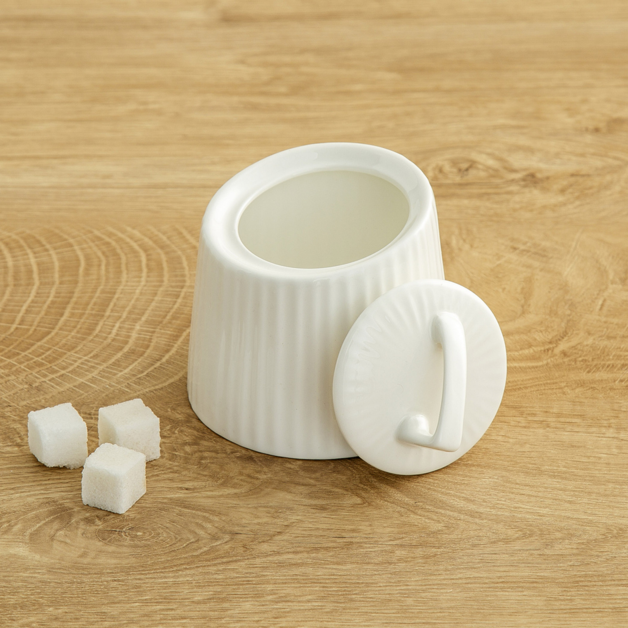 Marshmallow Ceramic Sugar Pot