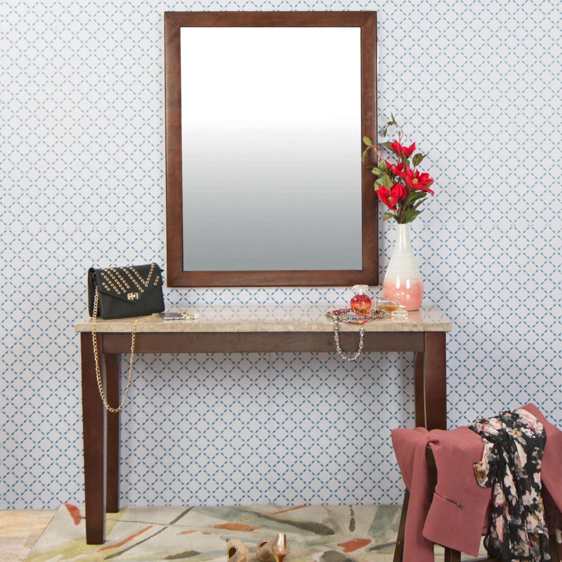 Shop Desiree Dressing Table with Mirror Online | Home Centre UAE