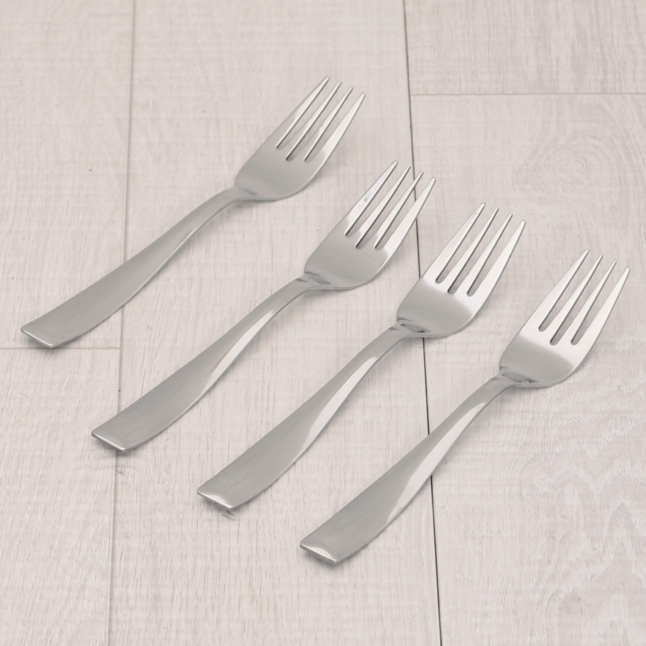 Glister Set of 6 Stainless Steel Baby Forks