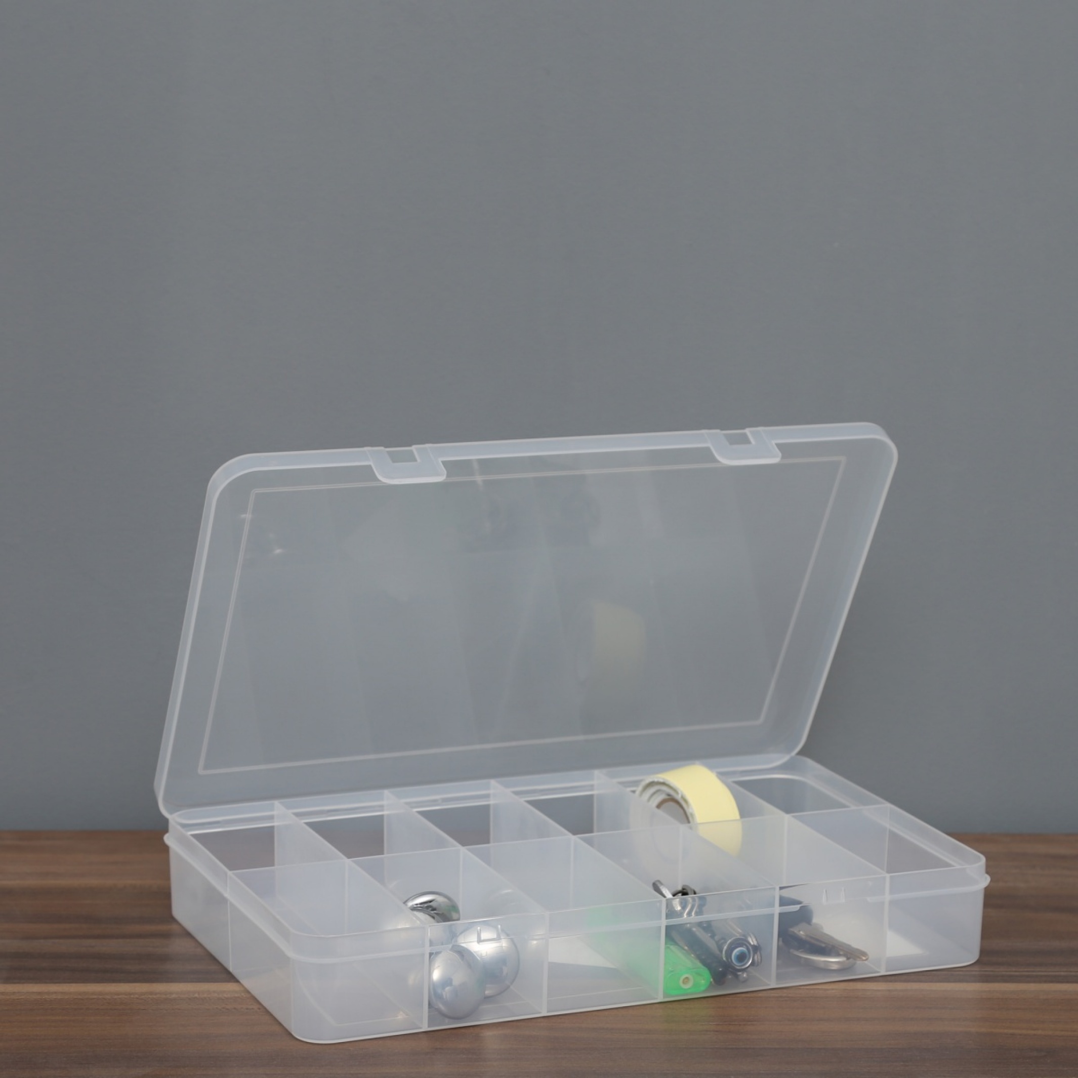 Regan Plastic Storage Box with Compartment