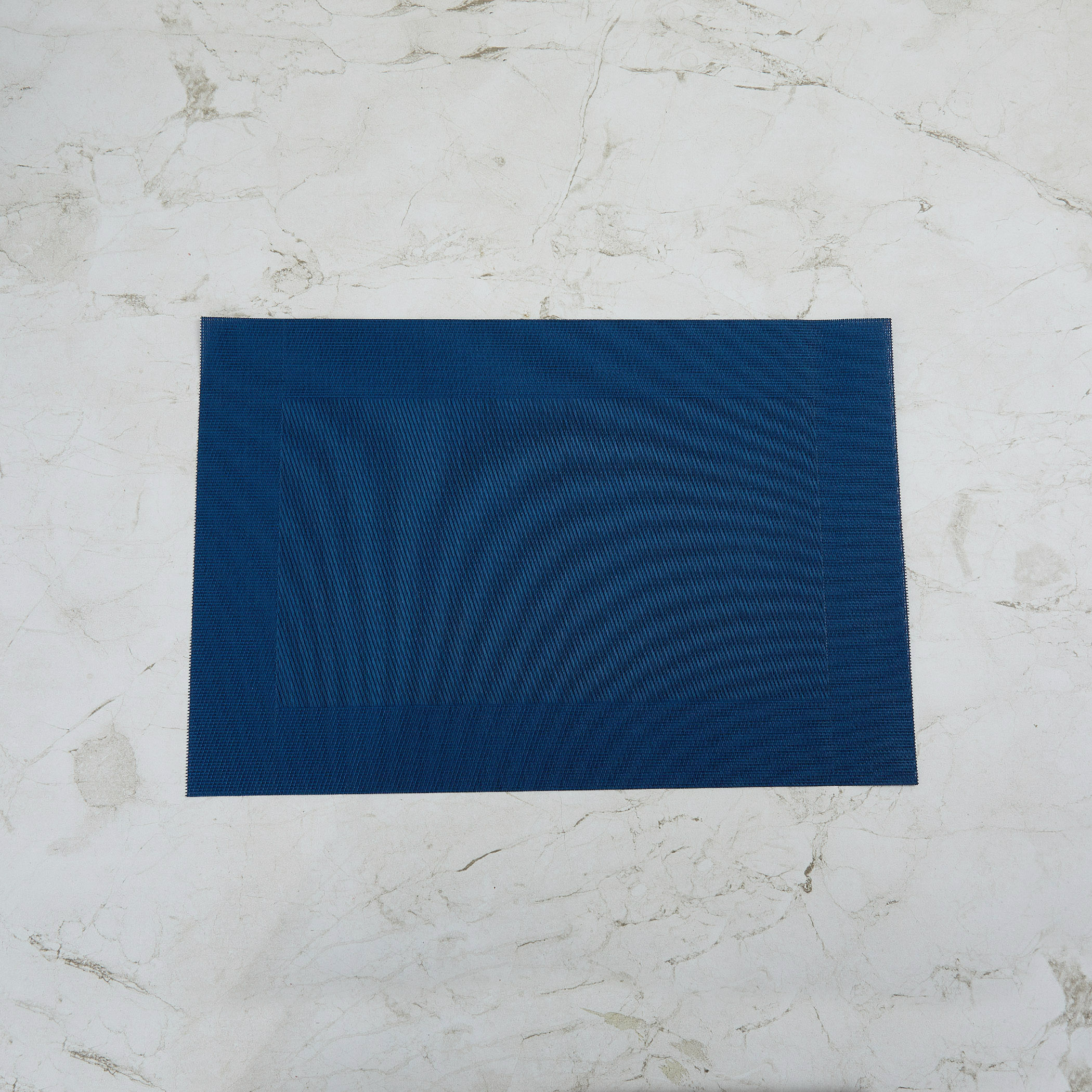 Colour Connect Solid Placemat - PVC - Placemats 60 cm L x 45 cm W -Blue