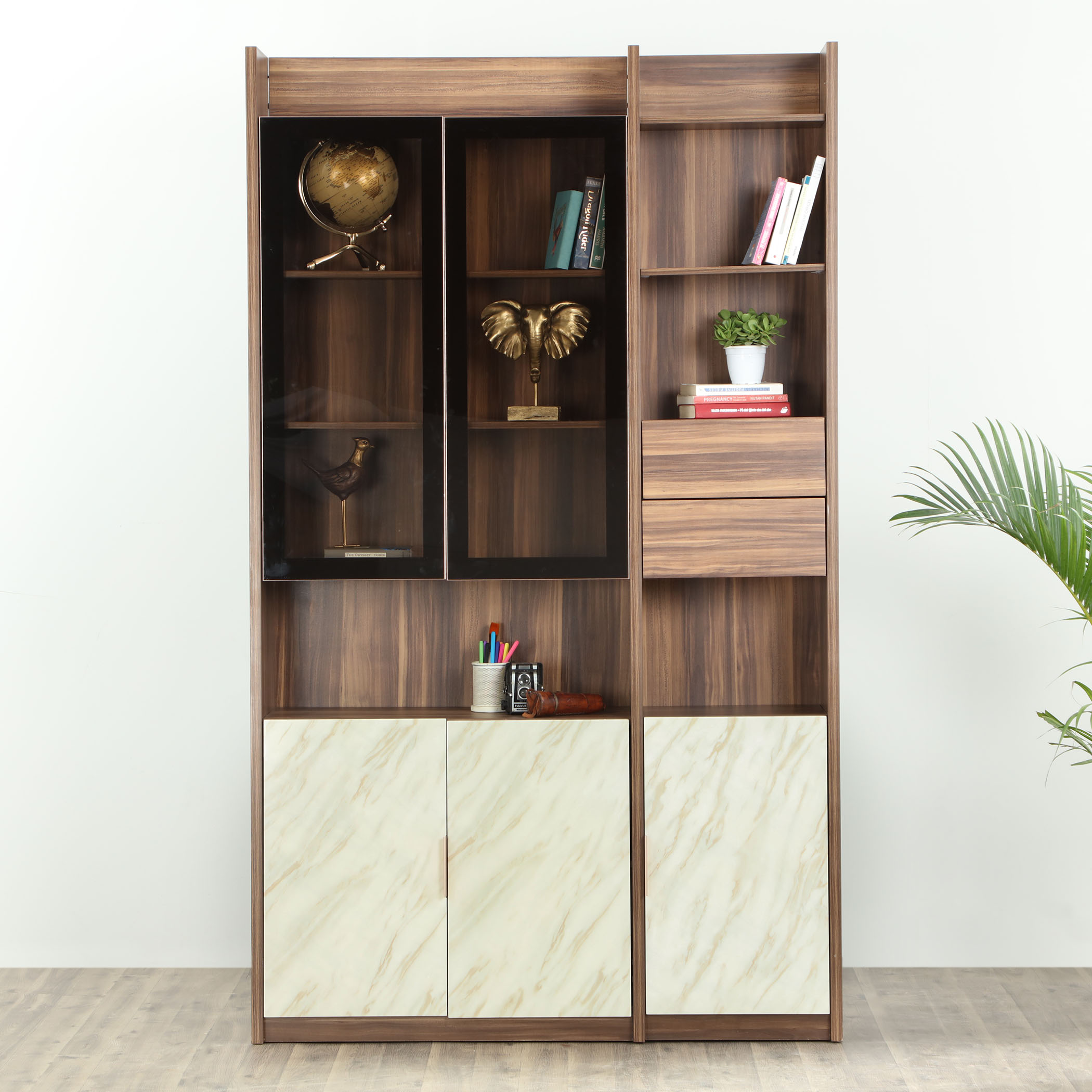 Antonio Book Cabinet - Brown