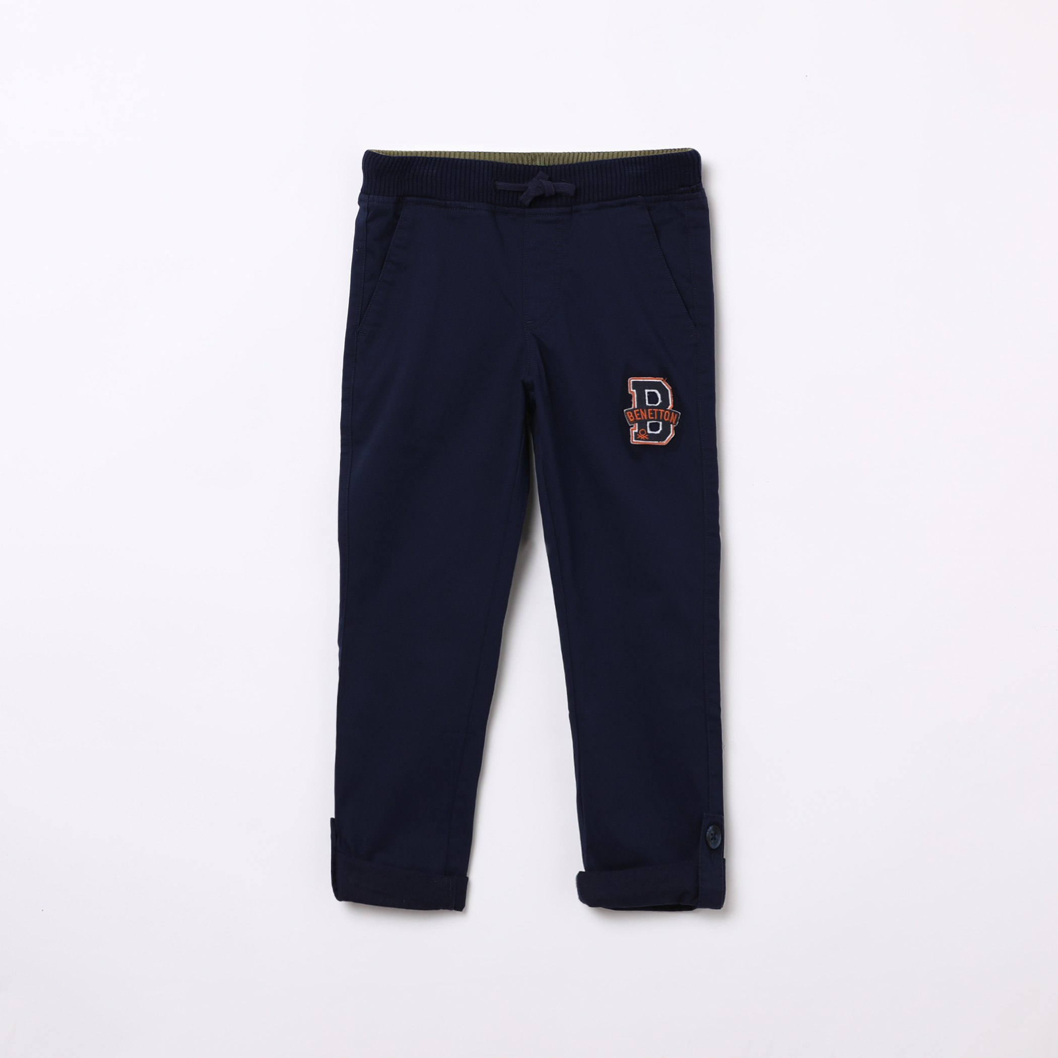 UNITED COLORS OF BENETTON Boys Solid Elasticated Track Pants