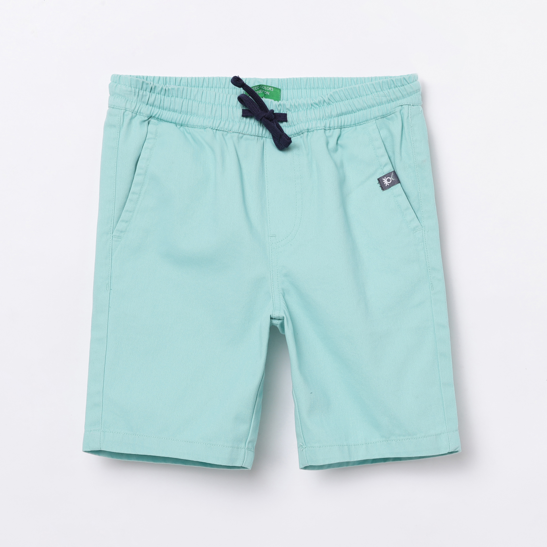 UNITED COLORS OF BENETTON Boys Solid Drawstring Waist Shorts