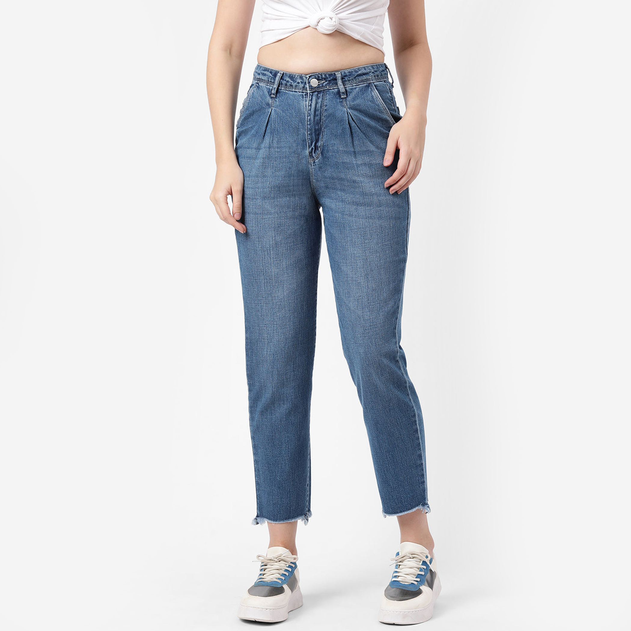 KRAUS Women Solid Regular Fit Jeans
